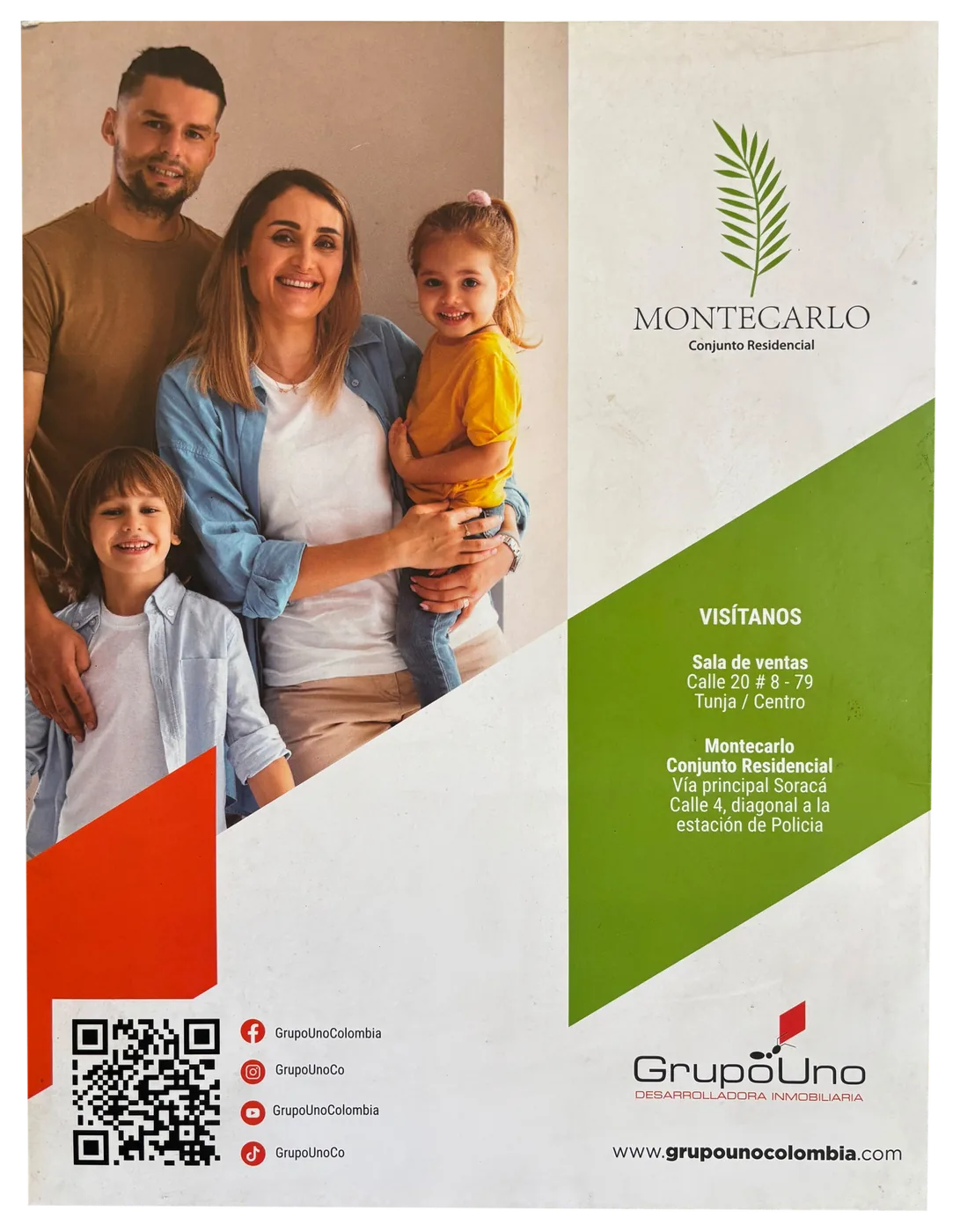 Brochure inmobiliario, portada